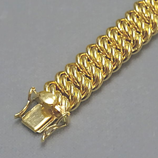 450452 Armband in 750-Gold, Schmuck gebraucht, Second Hand / Goldschmiede Karl Spörl in Hof/Saale